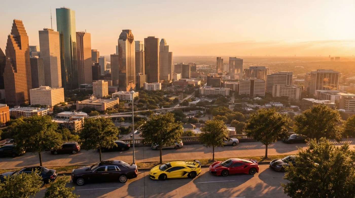 Houston Has More Exotic Car Rental Companies Than Any US City. Here's Why.