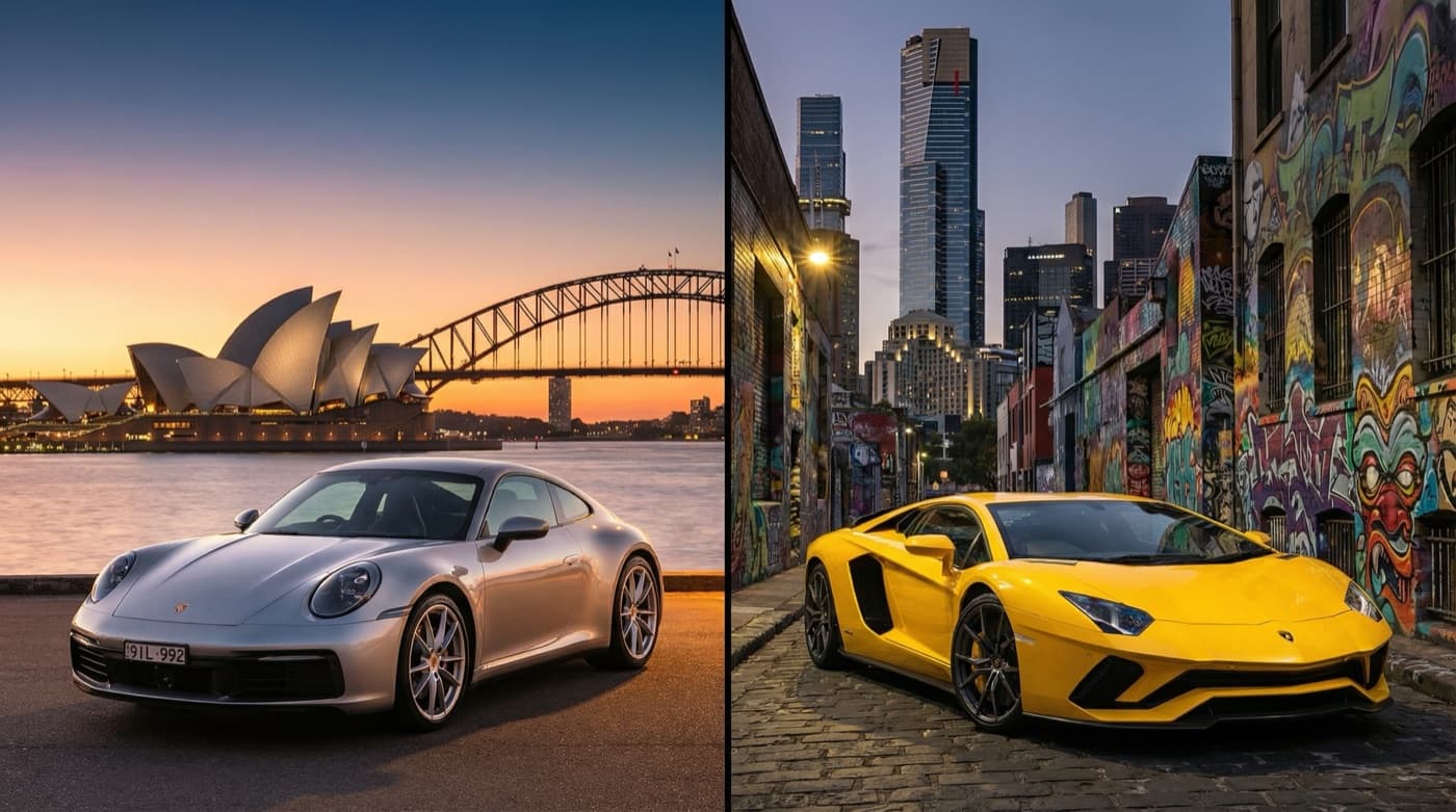 Sydney vs Melbourne: Which City is Better for Exotic Car Hire? Sydney vs Melbourne: Which City is Better for Exotic Car Hire?
