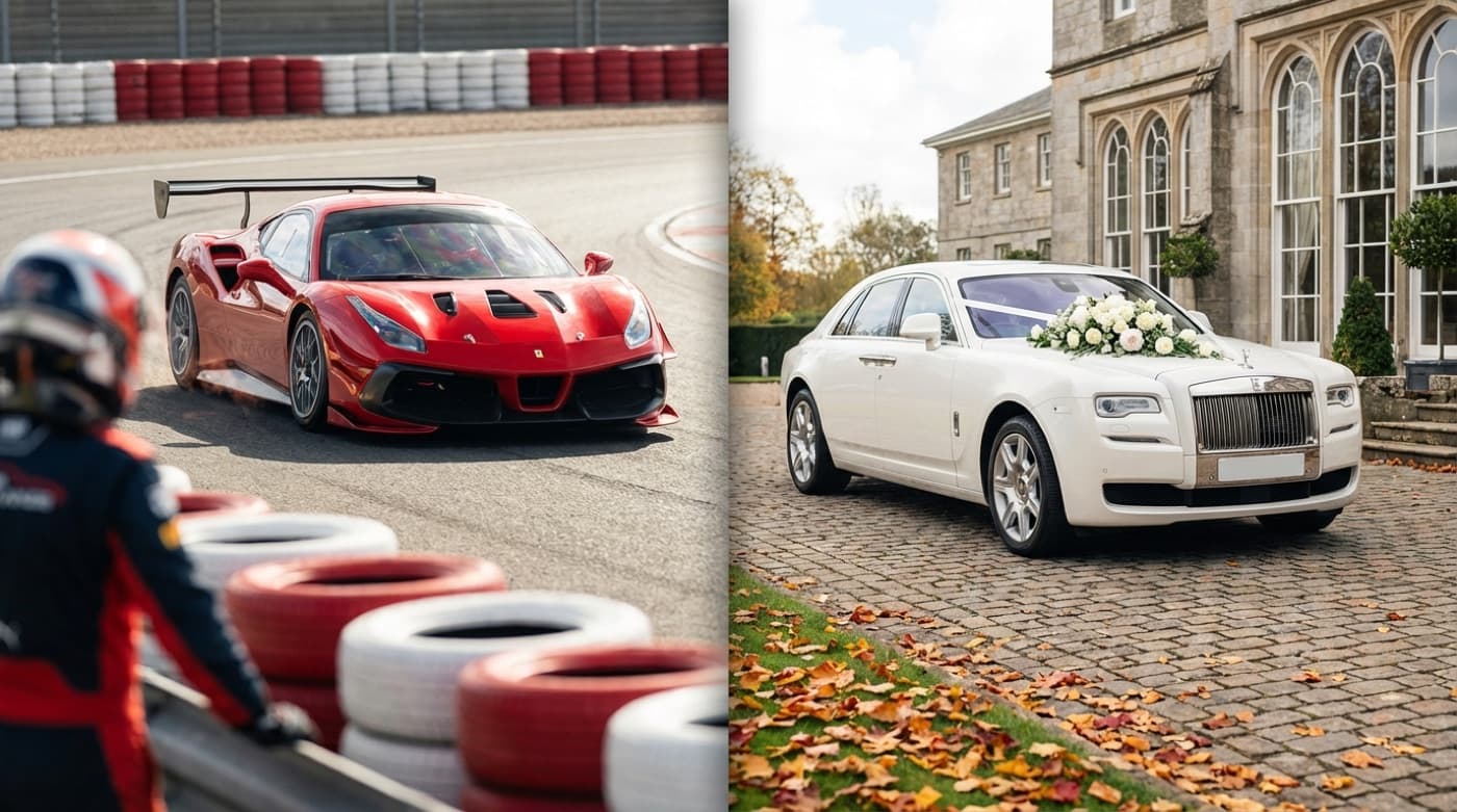 Track Days, Weddings, and Birthdays: Two Very Different Businesses Are Both Called 'Exotic Car Rental' Track Days, Weddings, and Birthdays: Two Very Different Businesses Are Both Called 'Exotic Car Rental'