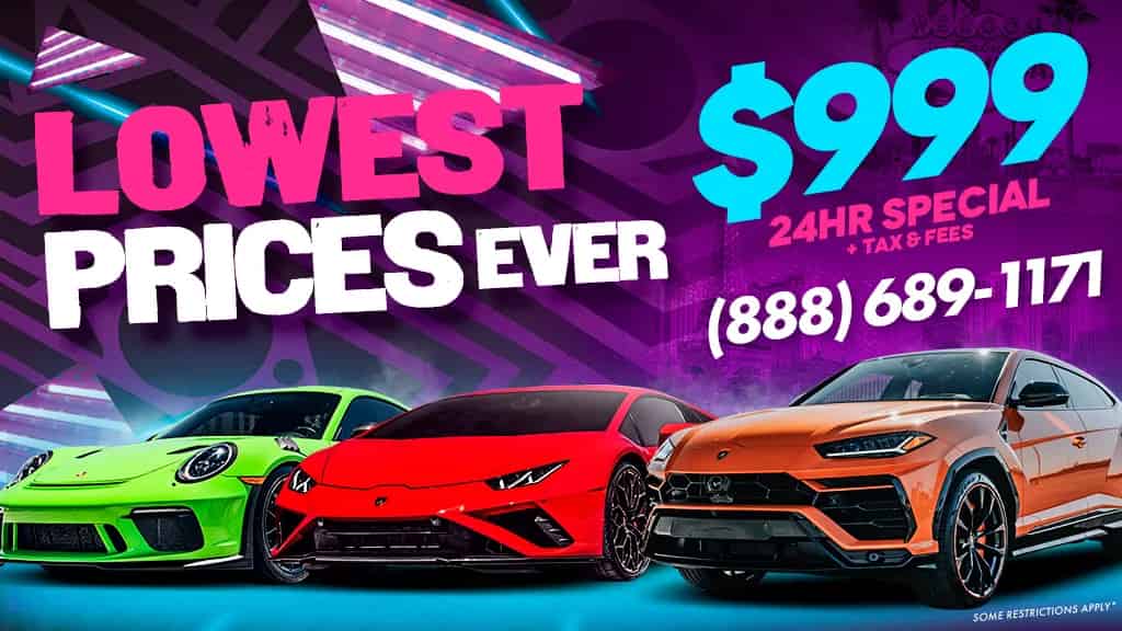 Luxury and exotic cars in Las Vegas