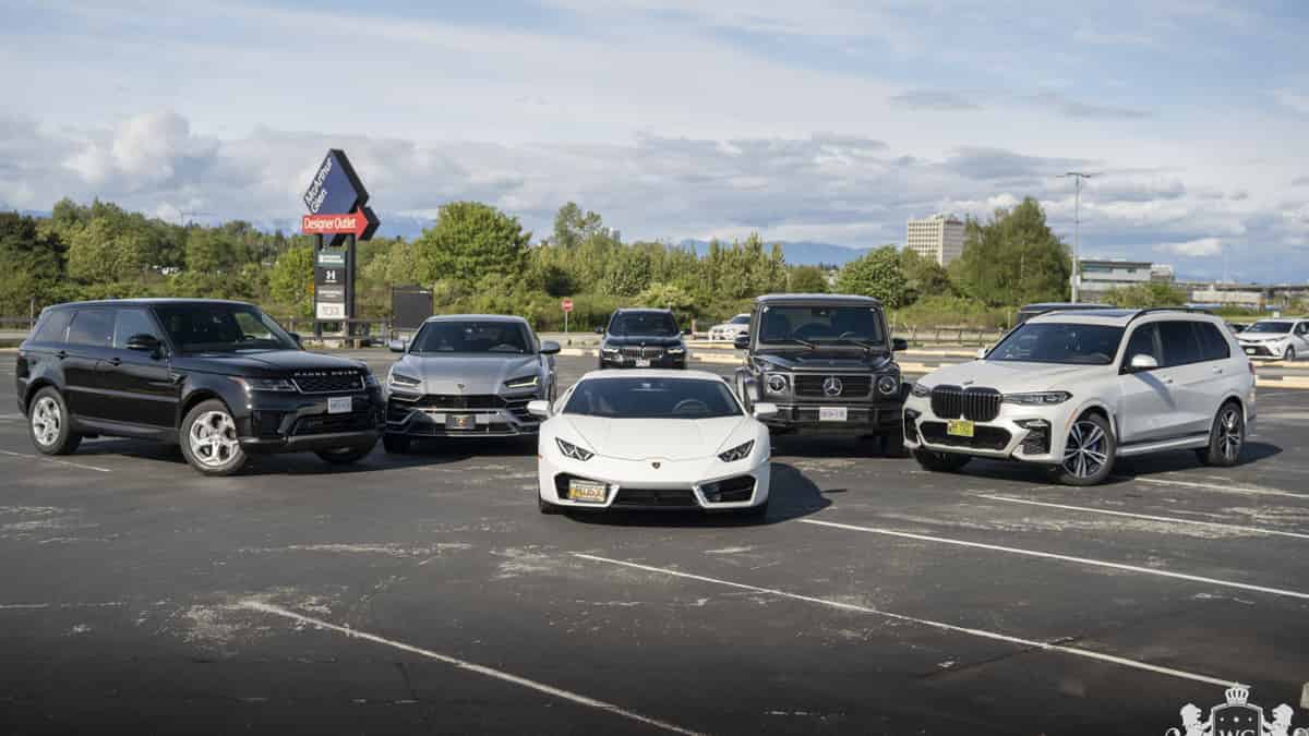 Luxury and exotic cars in Vancouver