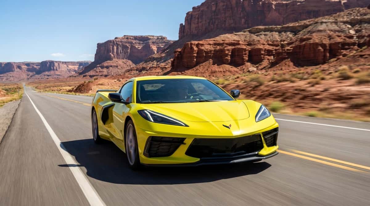 Corvette rental in Vancouver